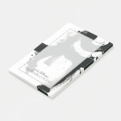 Post-it® Ajoutez votre nom | Gesture Onyx - Trucs de peintu (Incliné)