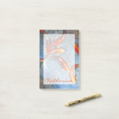 Post-it® Ajoutez votre nom | Graceful Koi II (Sur un bureau)