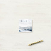 Post-it® Ajoutez votre nom | Horizon défraîchi II (Sur un bureau)