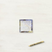 Post-it® Ajoutez Votre Nom | Jasper Violet (Sur un bureau)