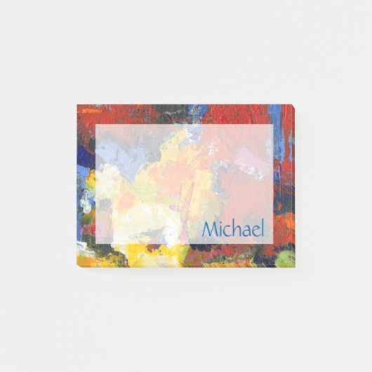 Post-it® Ajoutez votre nom | Jour de la course (Devant)