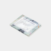 Post-it® Ajoutez votre nom | Mer polyphonique - Bleu (Incliné)