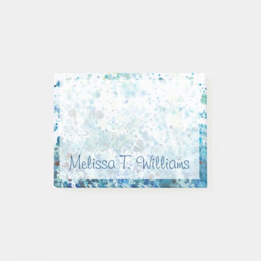 Post-it® Ajoutez votre nom | Mer Speckled I (Devant)