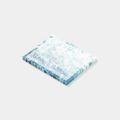 Post-it® Ajoutez votre nom | Mer Speckled I (Incliné)