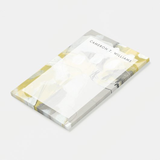 Post-it® Ajoutez votre nom | Mist Citron (Incliné)