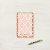 Post-it® Ajoutez votre nom | Motifs du marché III (Sur un bureau)