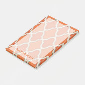 Post-it® Ajoutez votre nom | Motifs du marché III (Incliné)