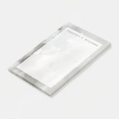 Post-it® Ajoutez votre nom | Objets mystiques - Gris (Incliné)