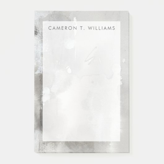 Post-it® Ajoutez votre nom | Objets mystiques - Gris (Devant)