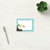 Post-it® Ajoutez votre nom | Oiseau tropical Toucan (Bureau)