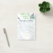 Post-it® Ajoutez votre nom | Palmiers Twilight - Feuilles t (Bureau)