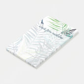 Post-it® Ajoutez votre nom | Palmiers Twilight - Feuilles t (Incliné)