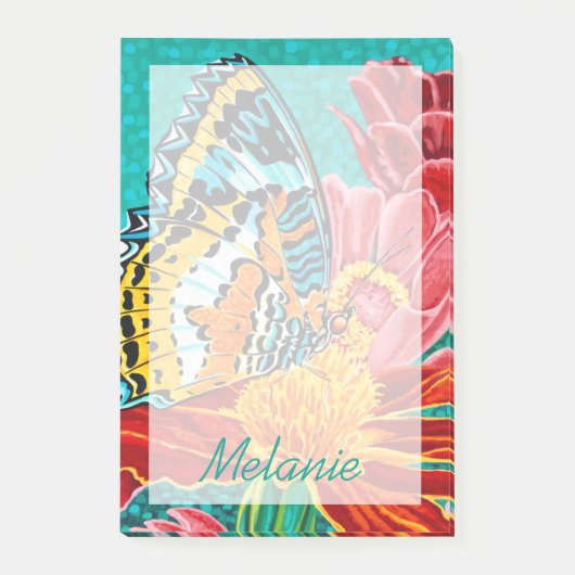 Post-it® Ajoutez votre nom | Papillon Poisé I (Devant)