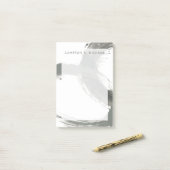 Post-it® Ajoutez votre nom | Réaction circulaire (Sur un bureau)