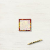 Post-it® Ajoutez Votre Nom | Red Crayola Jasper (Sur un bureau)