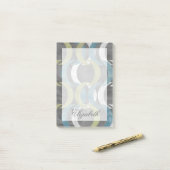 Post-it® Ajoutez votre nom | Répétition géométrique I (Sur un bureau)