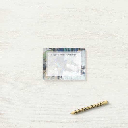 Post-it® Ajoutez votre nom | Séparation (Sur un bureau)