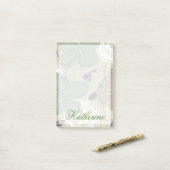 Post-it® Ajoutez votre nom | Serene Pastels II (Sur un bureau)