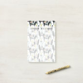 Post-it® Ajoutez votre nom | Taco à propos de l'amour | Lla (Sur un bureau)