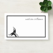 Post-it® Ajoutez votre nom | Une baleine d'une queue (Bureau)