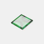 Post-it® Ajoutez Votre Nom | Vert Circulair Malachite (Incliné)