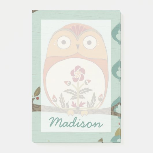 Post-it® Ajoutez votre nom | Whimsy de forêt II (Devant)