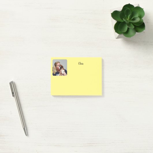 Post-it® ajoutez votre note de post-it de PIC d'animal (Bureau)