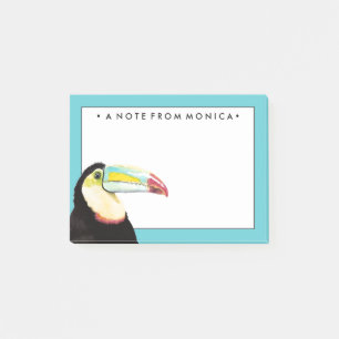 Post-it® Ajoutez votre oiseau   tropical nommé de toucan
