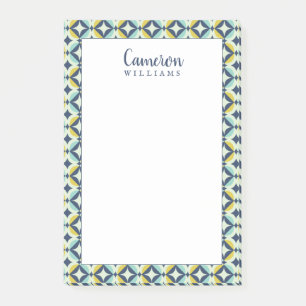 Post-it® Ajoutez votre or géométrique nommé et motif b