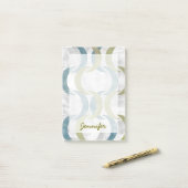 Post-it® Ajoutez votre répétition | géométrique nommée III (Sur un bureau)