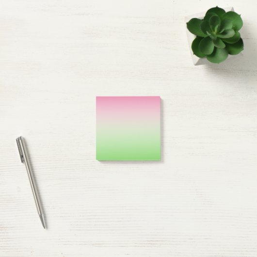 Post-it® AKA rose et vert  (Bureau)
