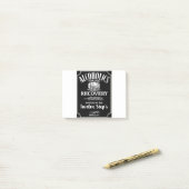 Post-it® Alcool Étiquette Sobriété - 12 étapes Addict Alcoo (Sur un bureau)