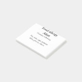 Post-it® Alerte d'allergie alimentaire ajouter le nom texte (Incliné)