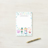 Post-it® Alice au Pays des merveilles Tea Party (Sur un bureau)
