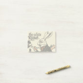 Post-it® Alice Lapin Blanc Classique Wonderland  (Sur un bureau)