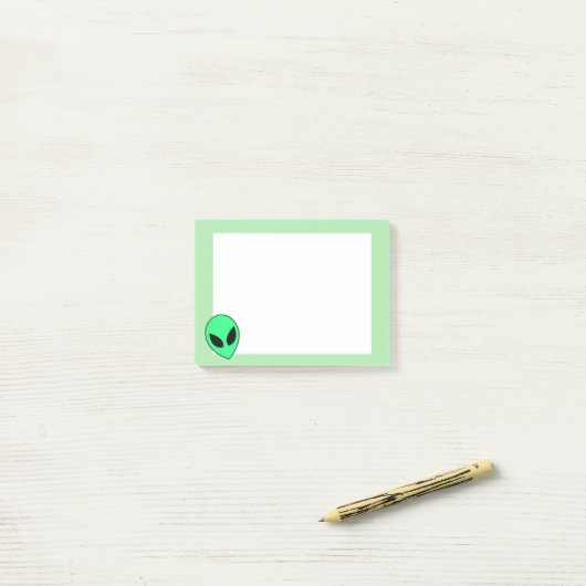 Post-it® Alien (Sur un bureau)