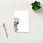 Post-it® Alien gris, je veux croire (Bureau)