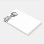 Post-it® Alien gris, je veux croire (Incliné)