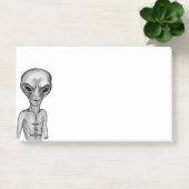 Post-it® Alien gris, je veux croire (Bureau)