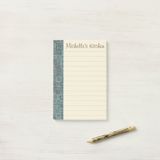 Post-it® Alimentation personnalisée Kitchen Post It Notes C (Sur un bureau)