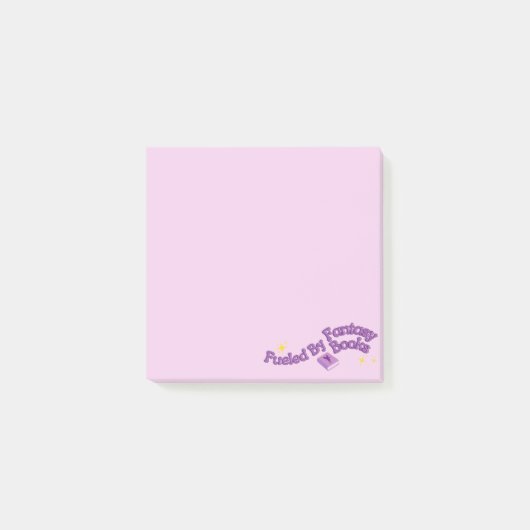 Post-it® Alimenté par des livres de fantasy (Devant)