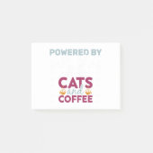 Post-it® Alimenté Par Les Chats Et Café (Devant)