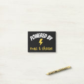 Post-it® Alimenté par Mac et fromage (Sur un bureau)