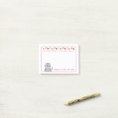 Post-it® Alimentez les notes de post-it de chat (Sur un bureau)