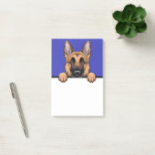 Post-it® Allemand Shepherd Cute GSD Chiffres Amoureux de le (Bureau)