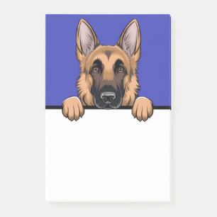 Post-it® Allemand Shepherd Cute GSD Chiffres Amoureux de le