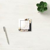 Post-it® Alligare Golden Abstract Acrylic Fluid Art (Bureau)