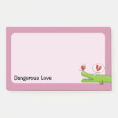Post-it® Alligator amoureux (Devant)