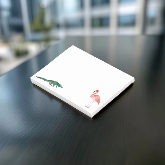 Post-it® Alligator Et Flamant rose