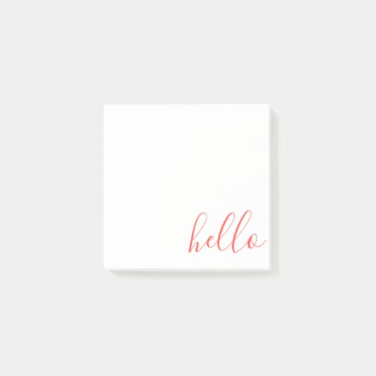 Post-it® Allo de script (Devant)
